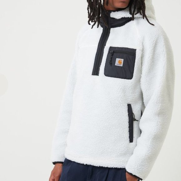 Carhartt WIP Unisex Prentis Pullover Hoodie White I027123-D6-00 - Picture 1 of 5
